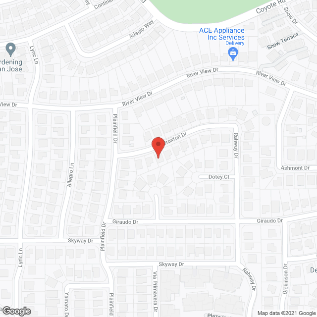 Braxton Elderly Care Facility in google map