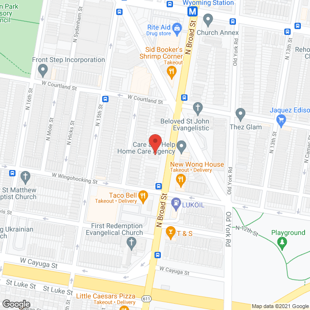 Chelten Christian Crusade in google map
