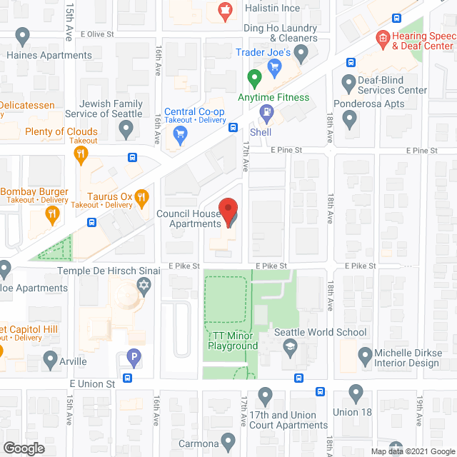 Council House Retirement Home in google map