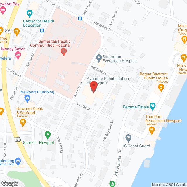 Avamere Rehabilitation of Newport in google map