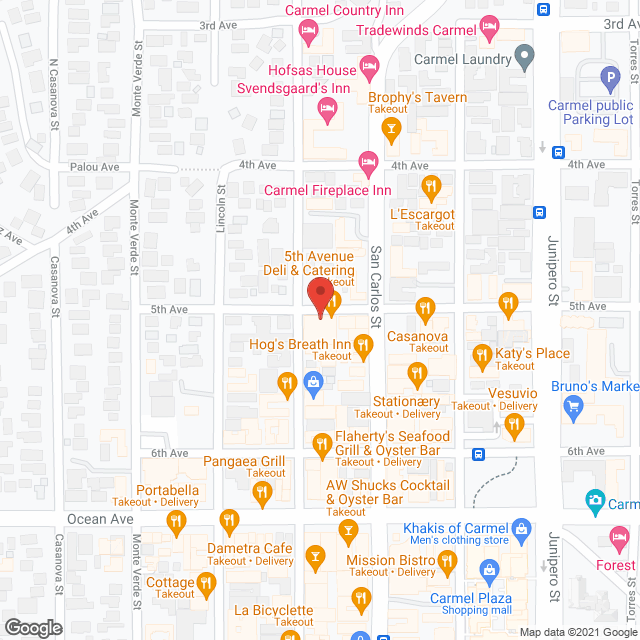 Carmel Inn in google map