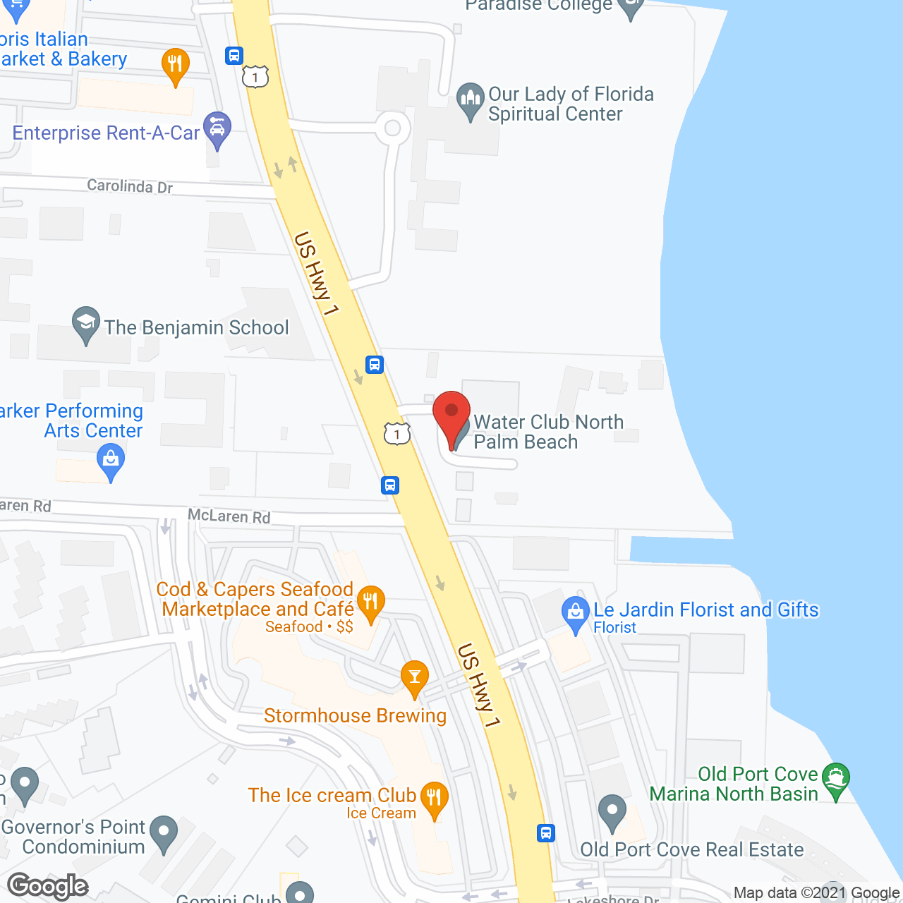 Palm Beach Memory Care in google map