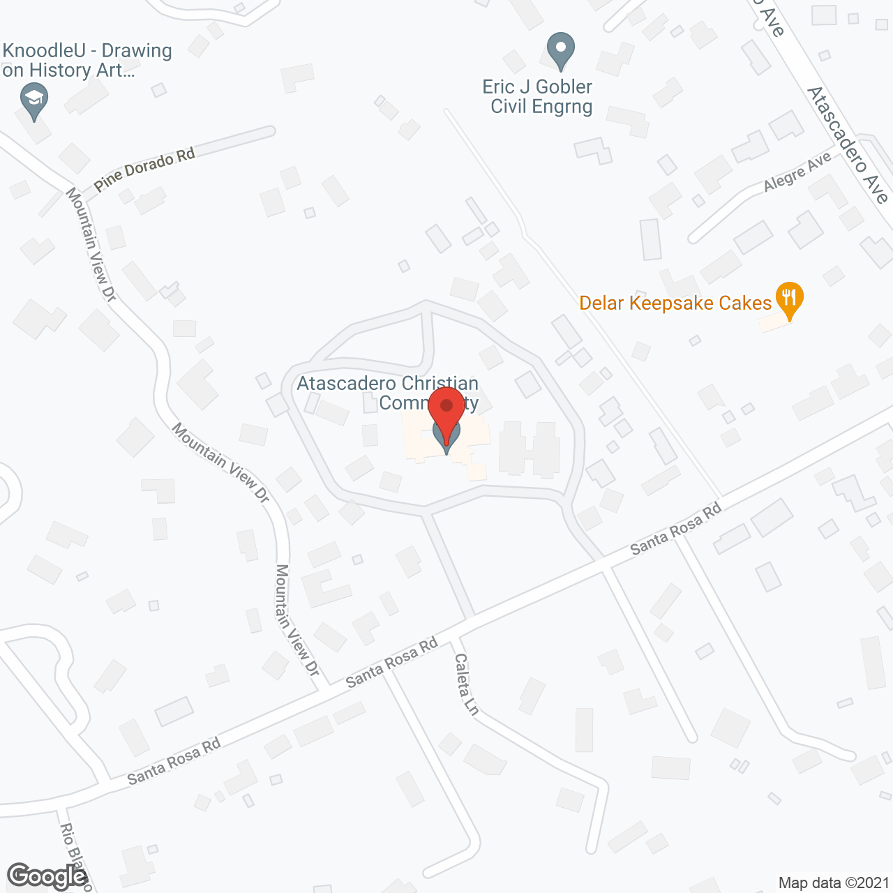 Oakview Village in google map