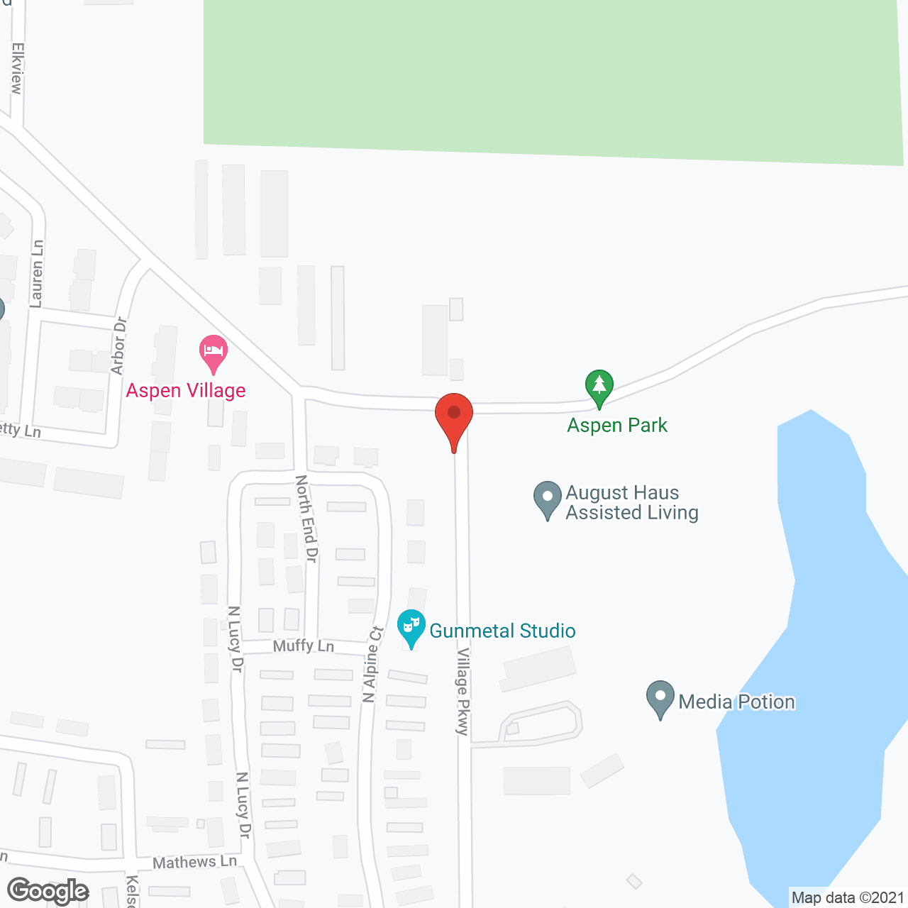 August Haus in google map