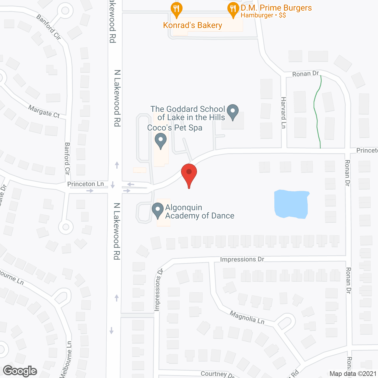 The Heathers Senior Homes in google map