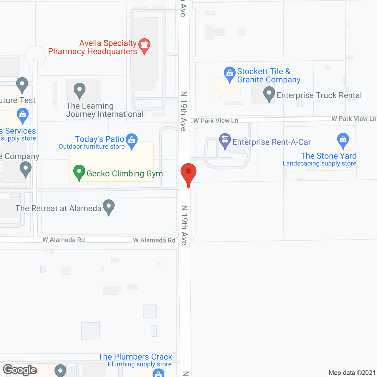 The Retreat at Alameda in google map