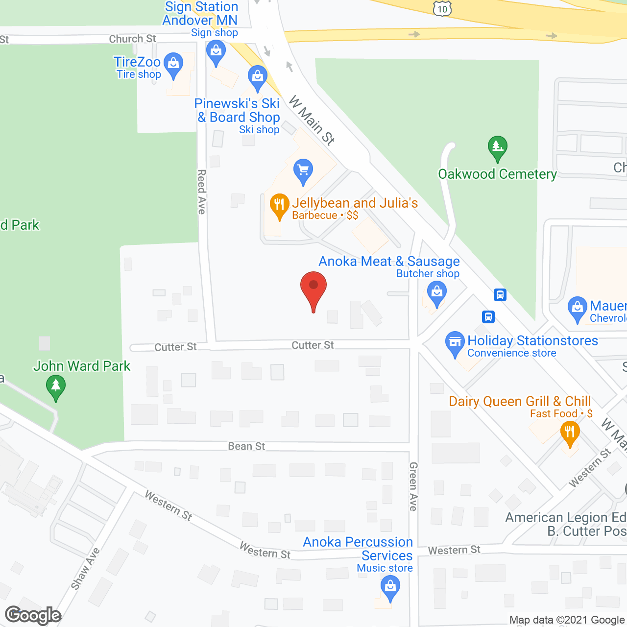 Personal Care Senior Living in google map