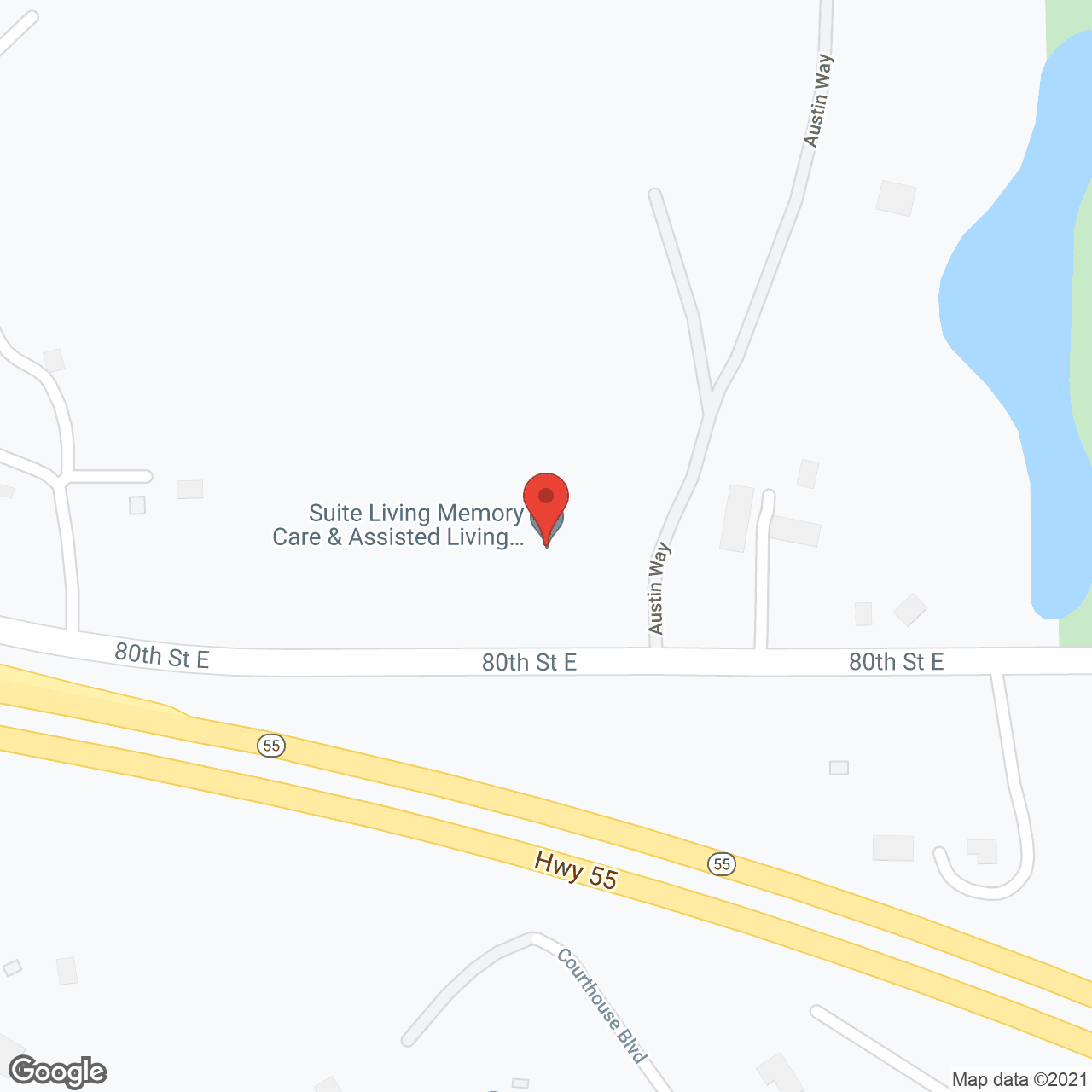 Suite Living Inver Grove Heights in google map
