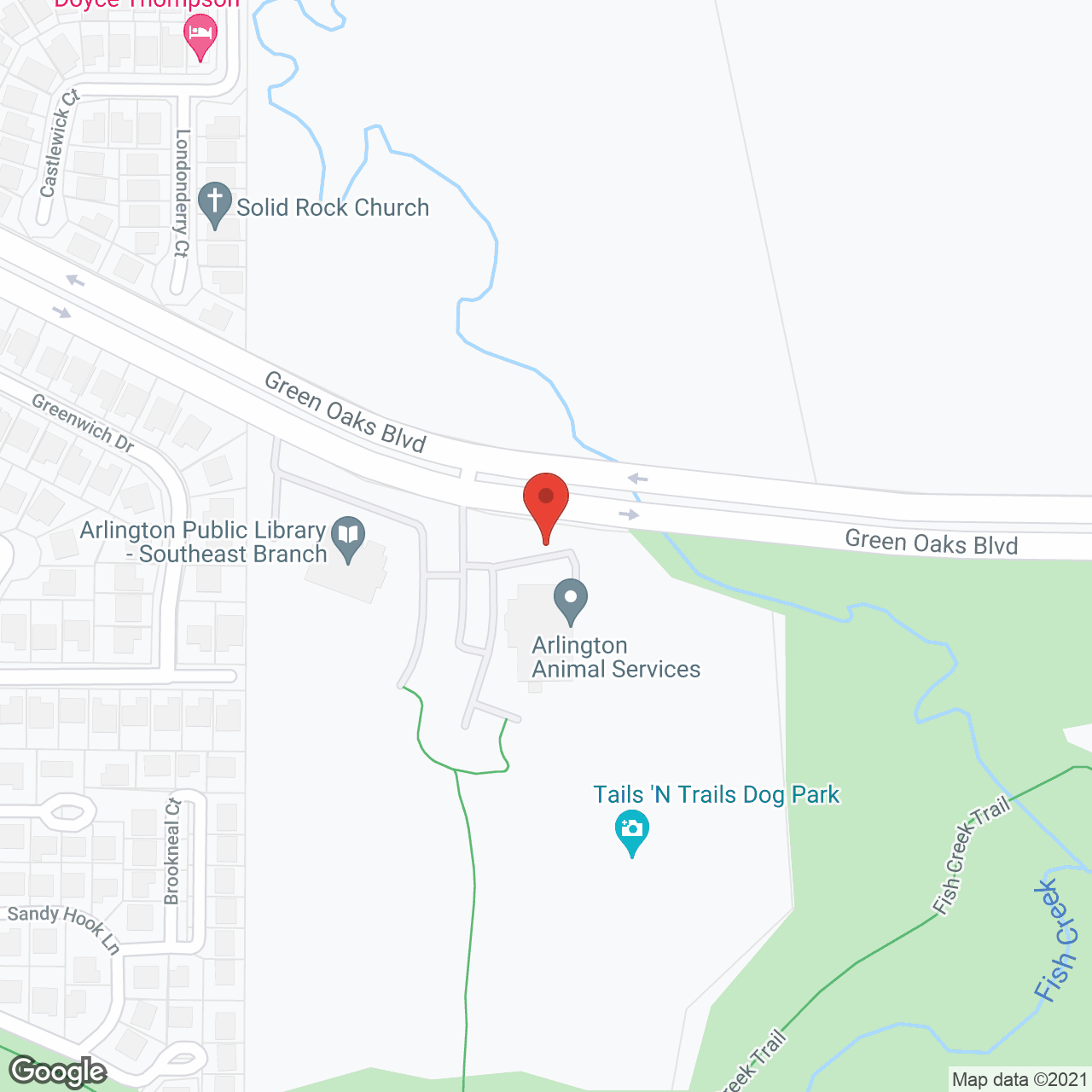 The Orchard at Arlington Highlands in google map