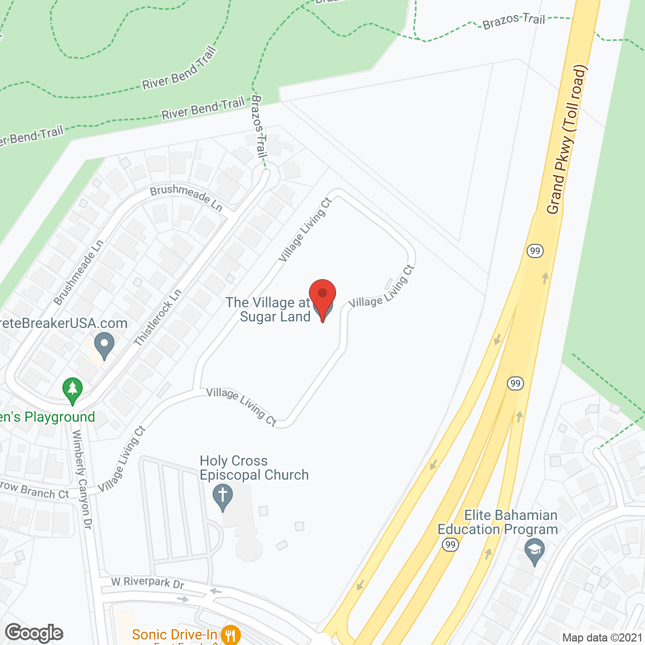 The Village at Sugarland Assisted Living & Memory Care in google map