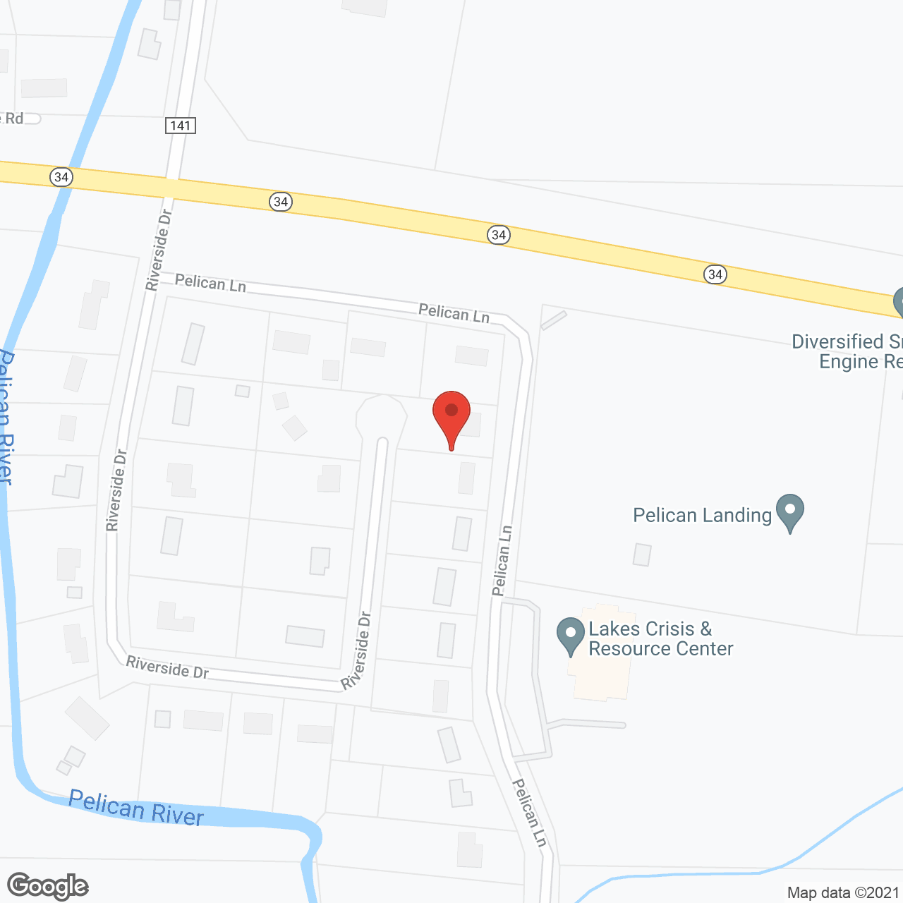 Pelican Landing in google map