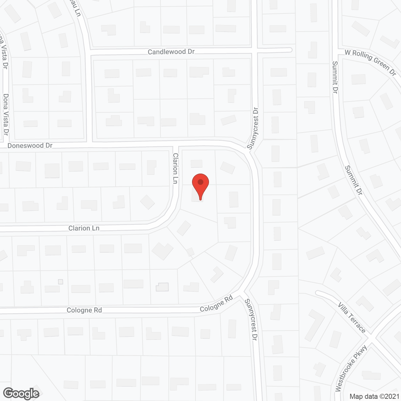 CLE - Clarion Manor in google map