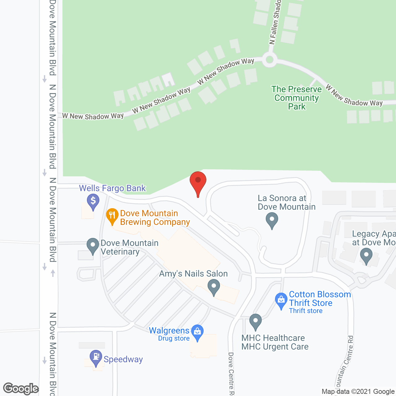 La Sonora at Dove Mountain in google map