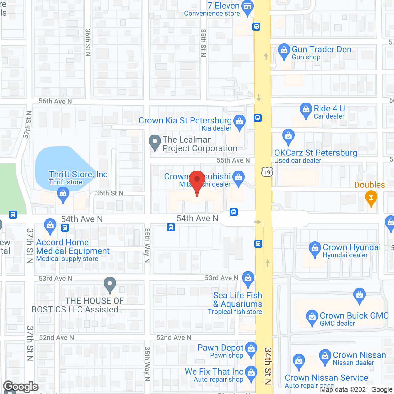Noble Senior Living at St. Petersburg in google map