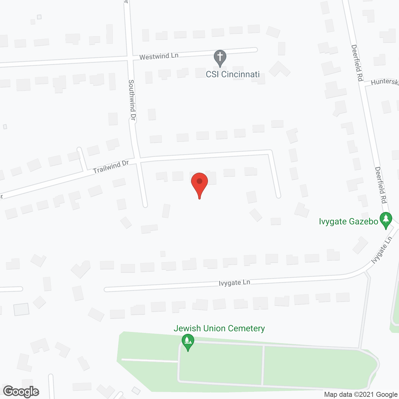 Anthology of Blue Ash in google map