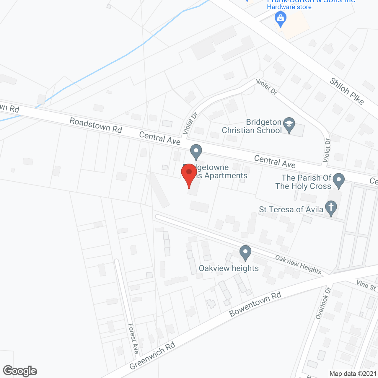 Bridgetowne Arms Apartments in google map