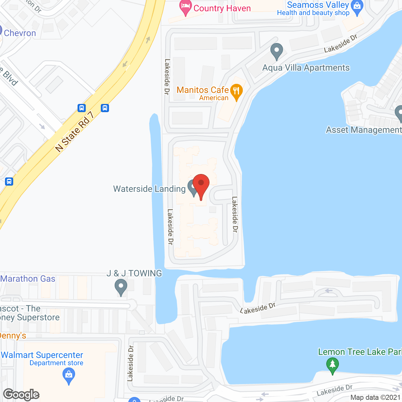 Waterside Landing in google map