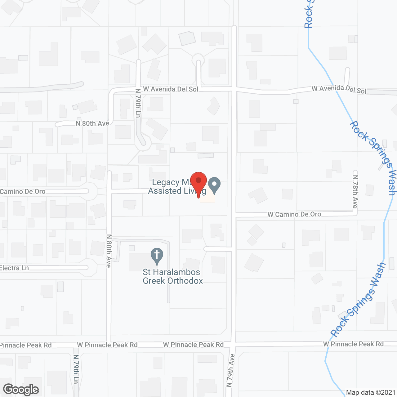 Legacy Manor Assisted Living in google map