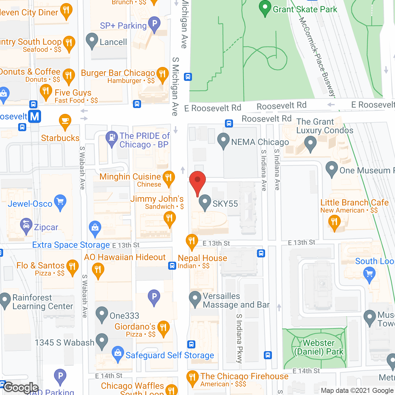 The Apartments at 1251 South Michigan in google map