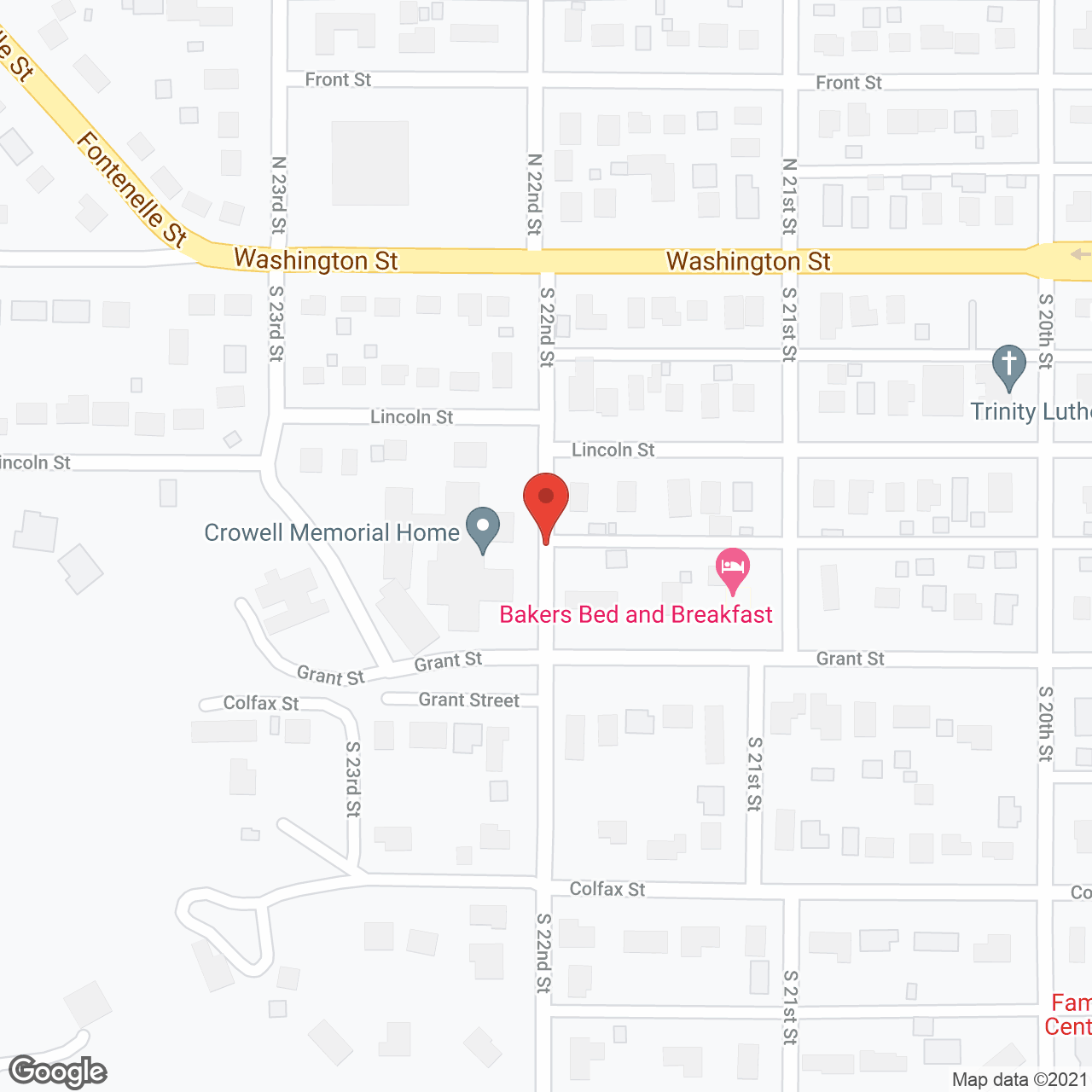 Crowell in google map