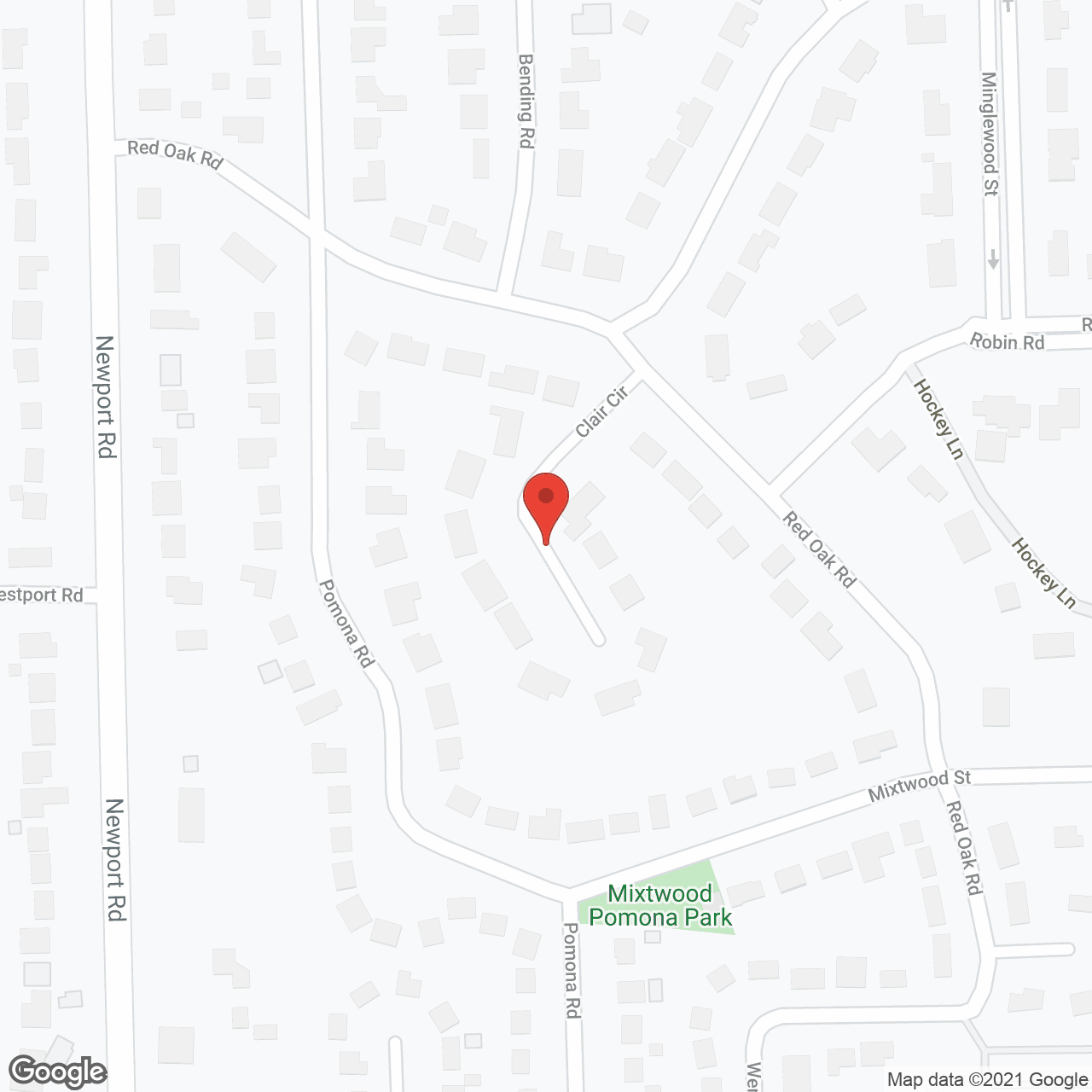 Clair House in google map