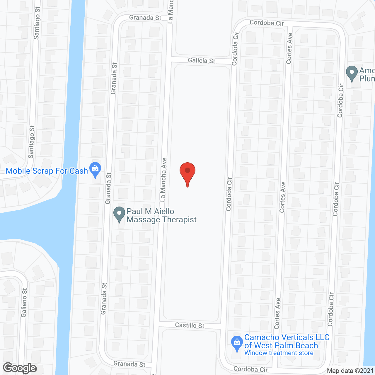 Inspired Living at Royal Palm in google map