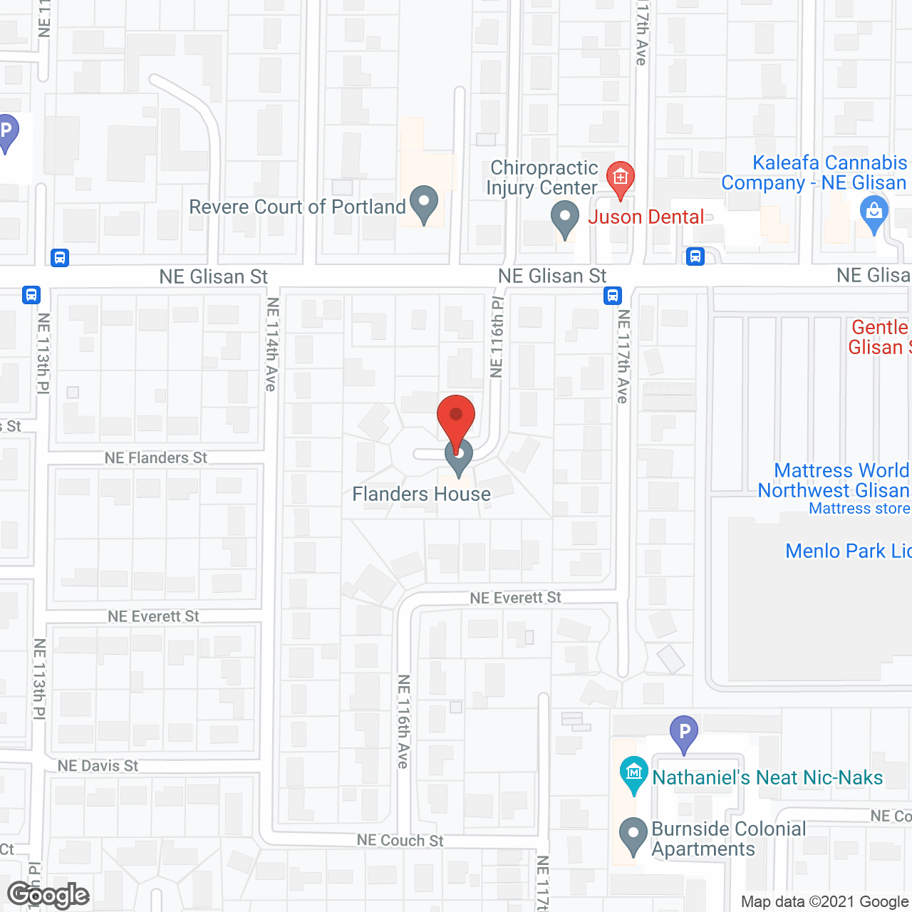 Menlo Park Care Home AFH in google map