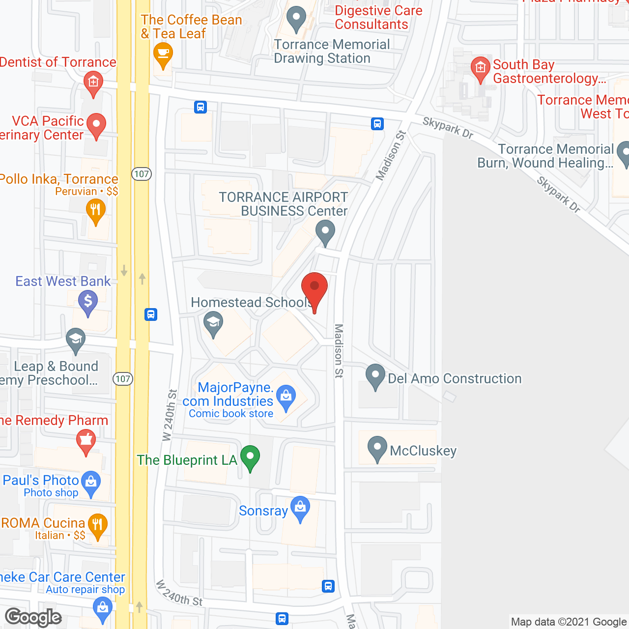 Oakmont of Torrance in google map