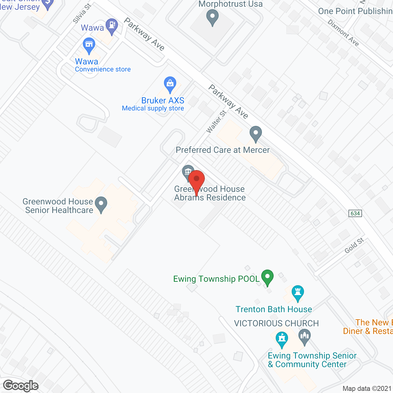 Abrams Residence in google map