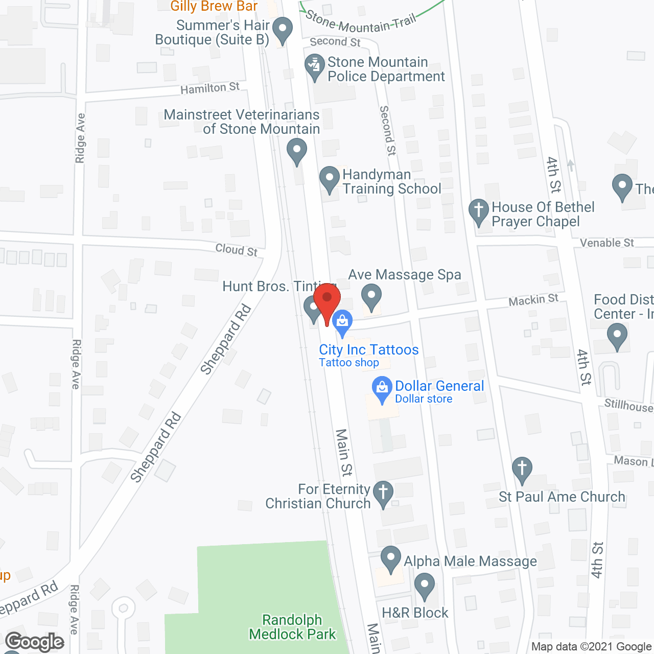 Cobblestone of Park Springs,  a CCRC in google map