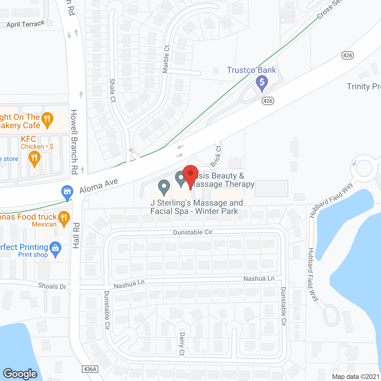 Legacy Pointe at UCF in google map
