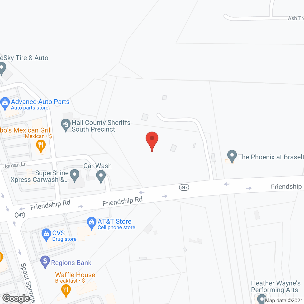 The Phoenix at Braselton in google map