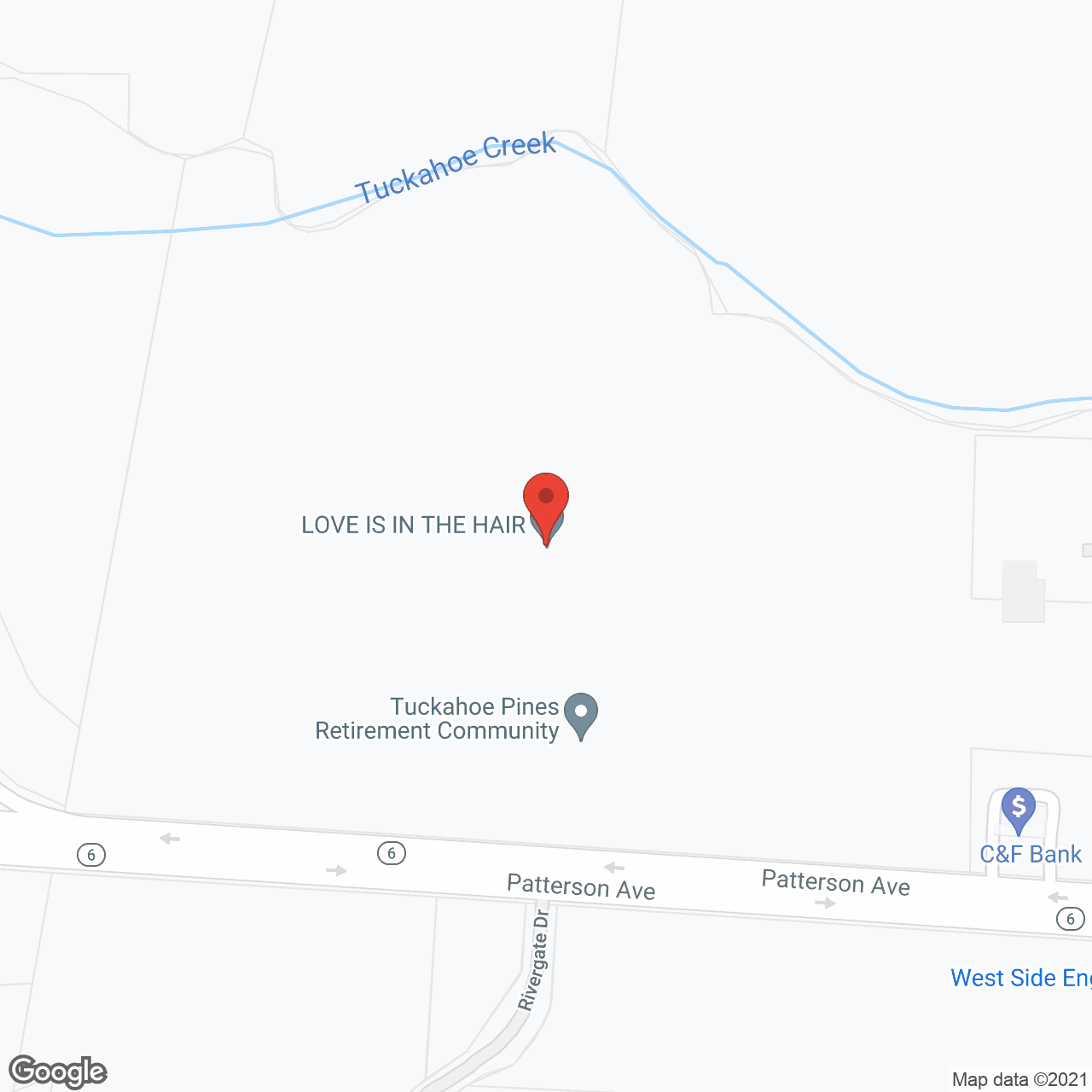 Tuckahoe Pines Retirement Community in google map