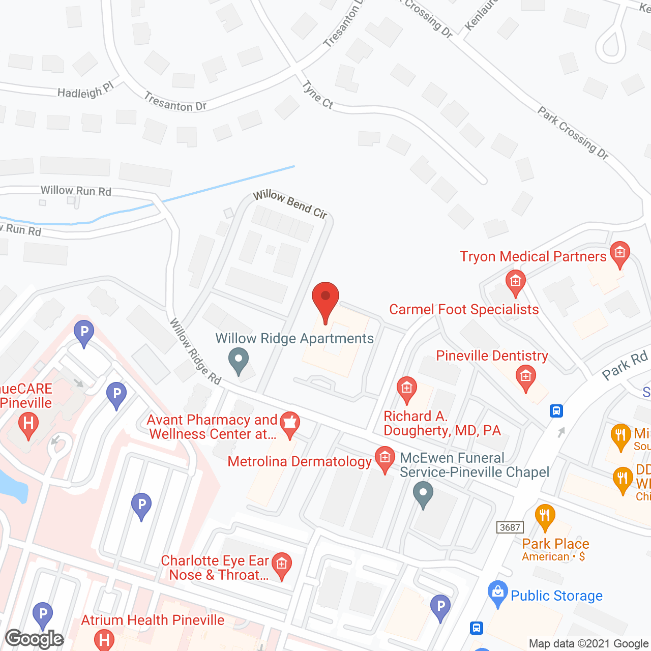 The Charlotte in google map