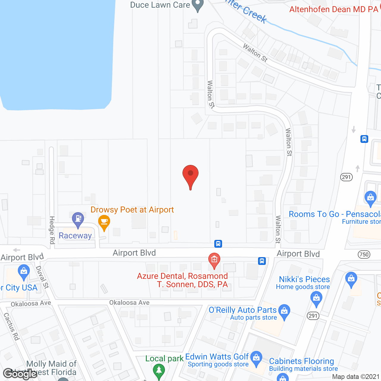 The Blake at Pensacola in google map