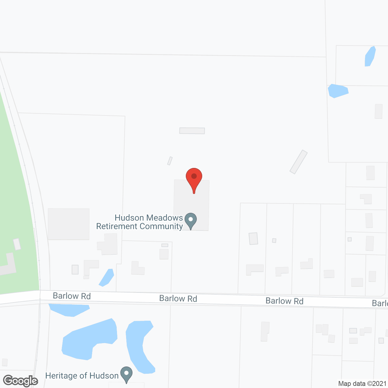 Hudson Meadows Retirement Community in google map