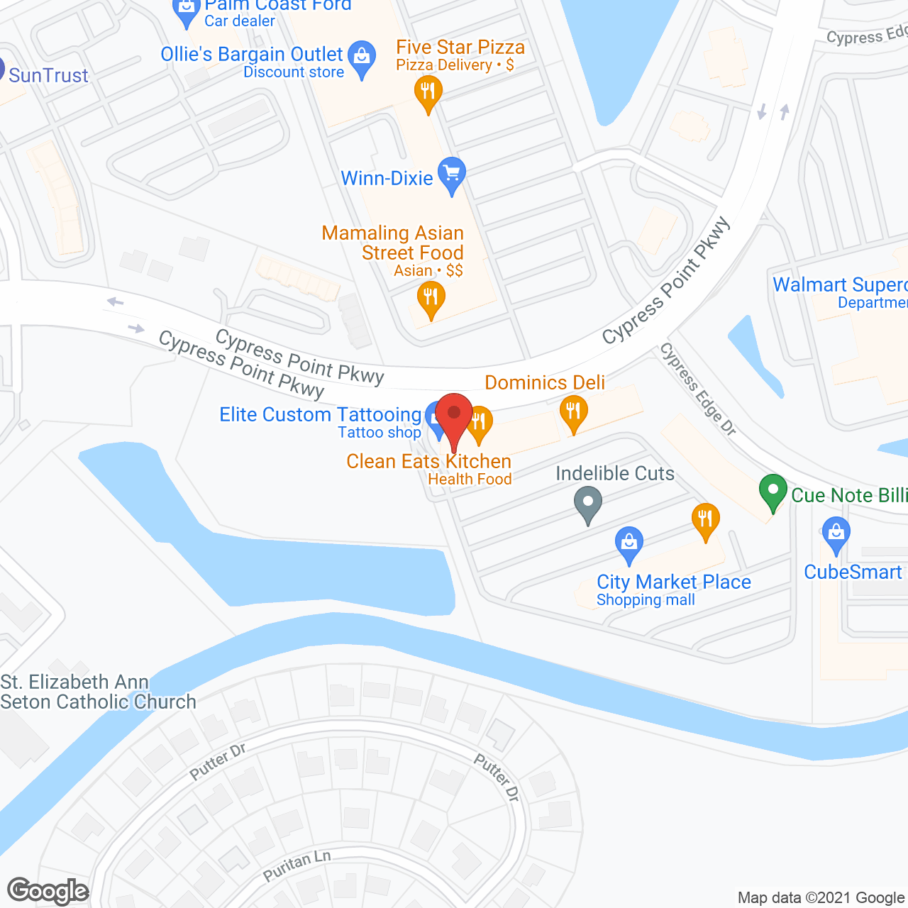 Sancerre at Palm Coast in google map