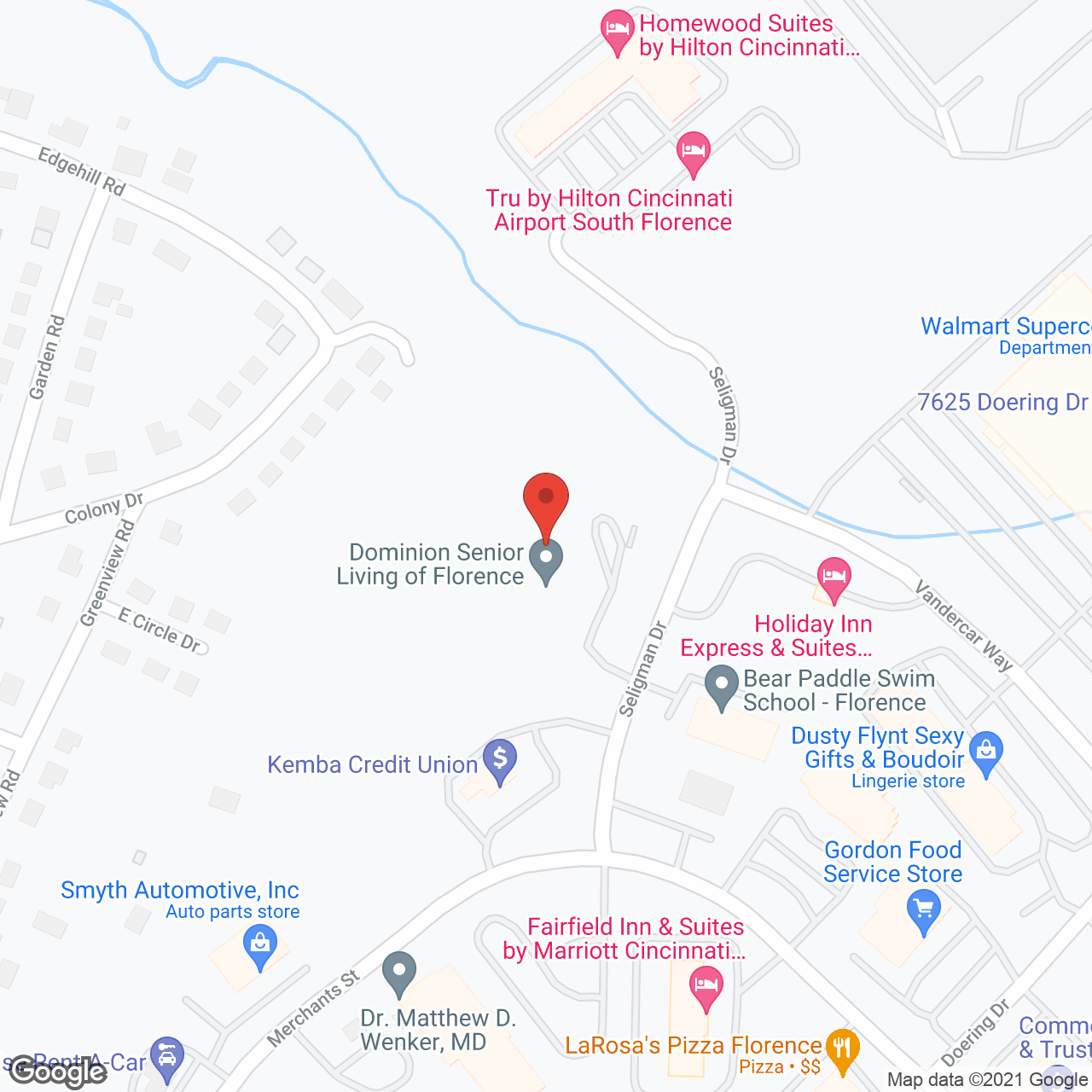 Dominion of Florence in google map