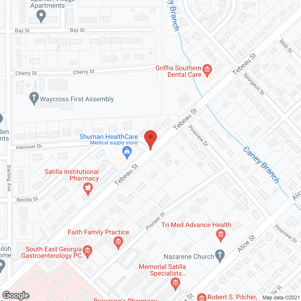 Tebeau House in google map