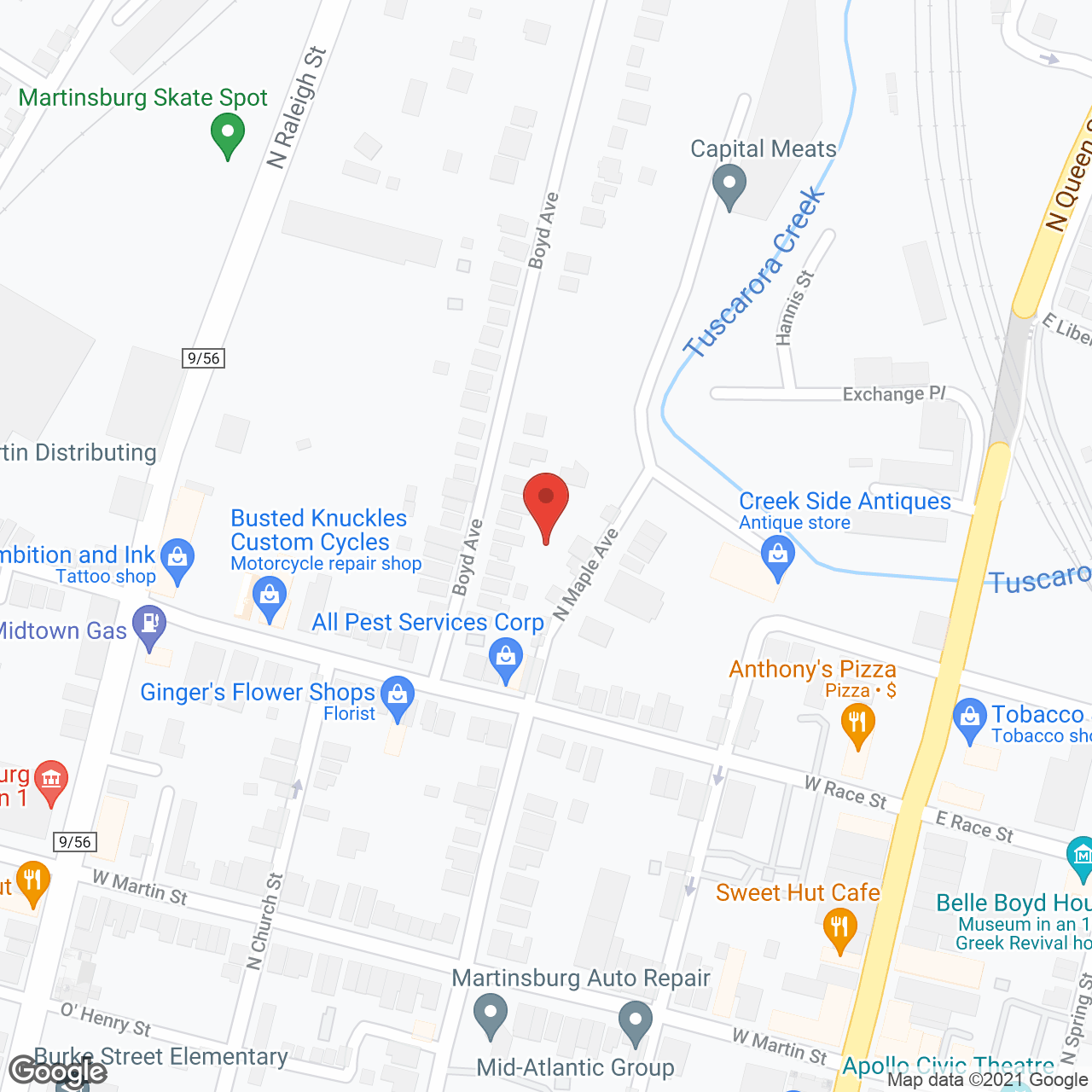 Harmony at Martinsburg in google map