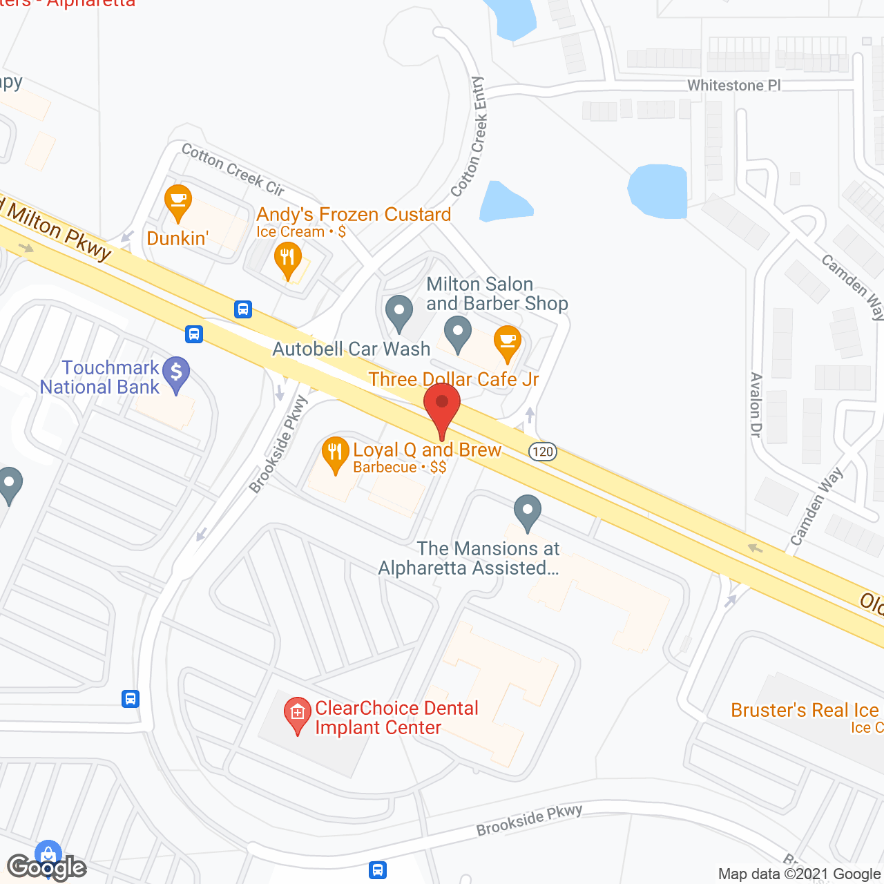 The Mansions of Alpharetta Assisted Living and Memory Support in google map