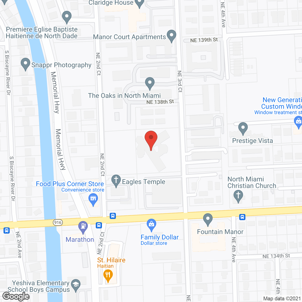 Pinecrest Rehabilitation Center in google map