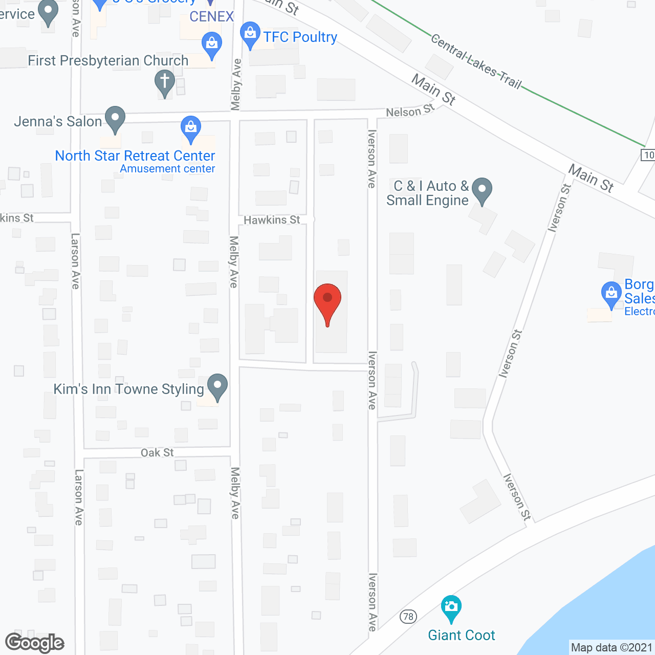 Ashby Living Center in google map