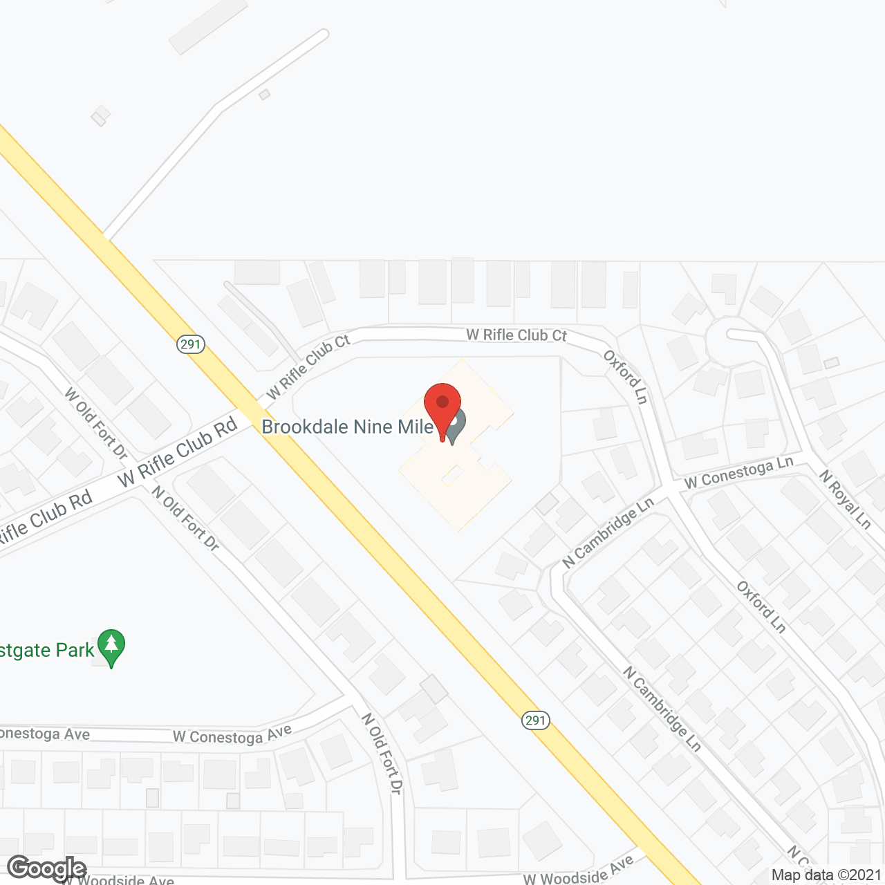 Brookdale Nine Mile in google map