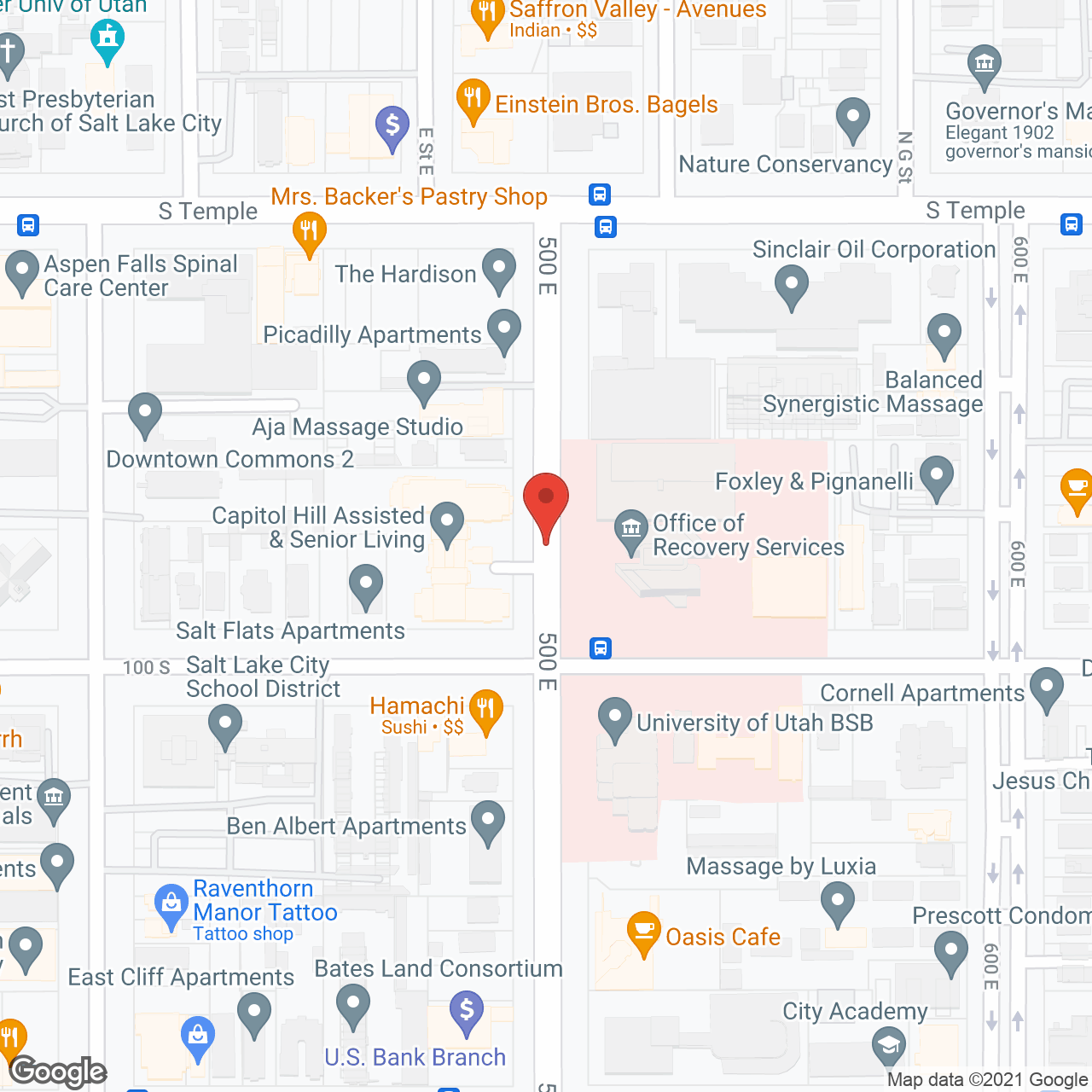 Capitol Hill Senior Living in google map