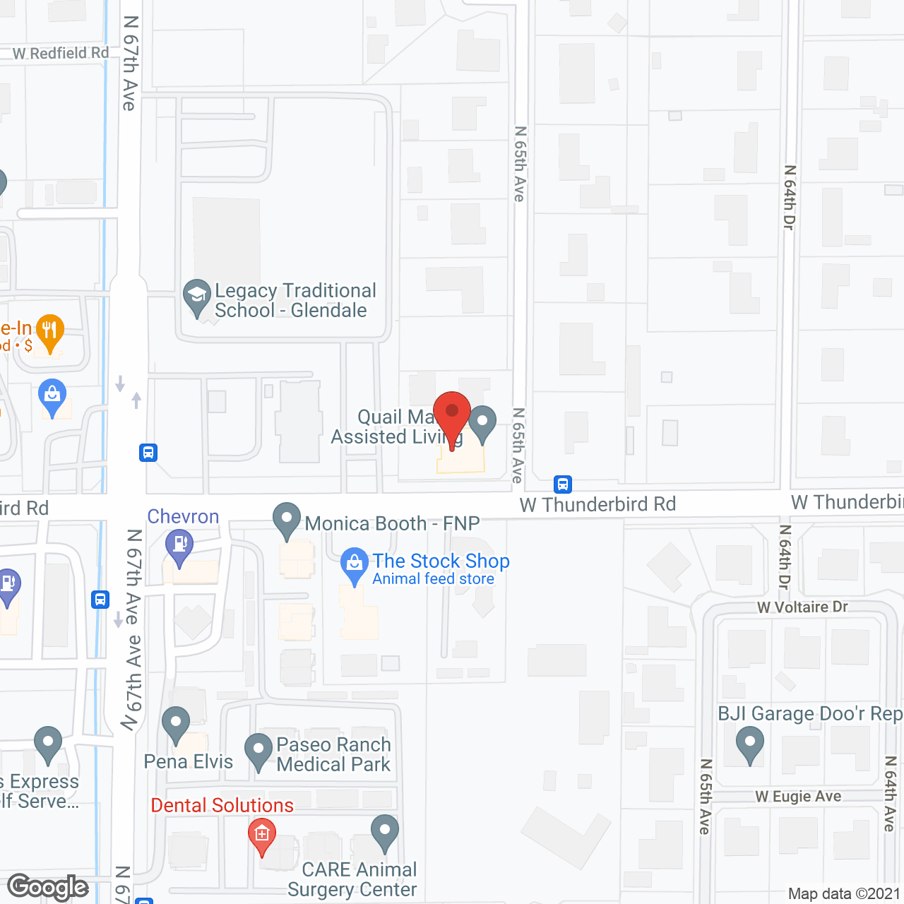 Quail Manor Assisted Living in google map