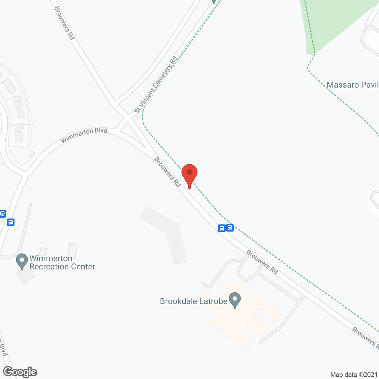 Brookdale Latrobe in google map