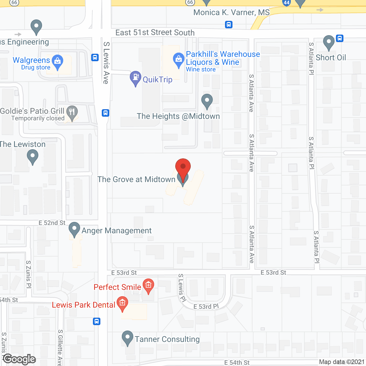 The Grove at Midtown Senior Living in google map