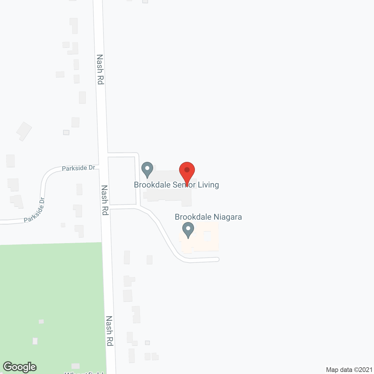 Brookdale Niagara in google map