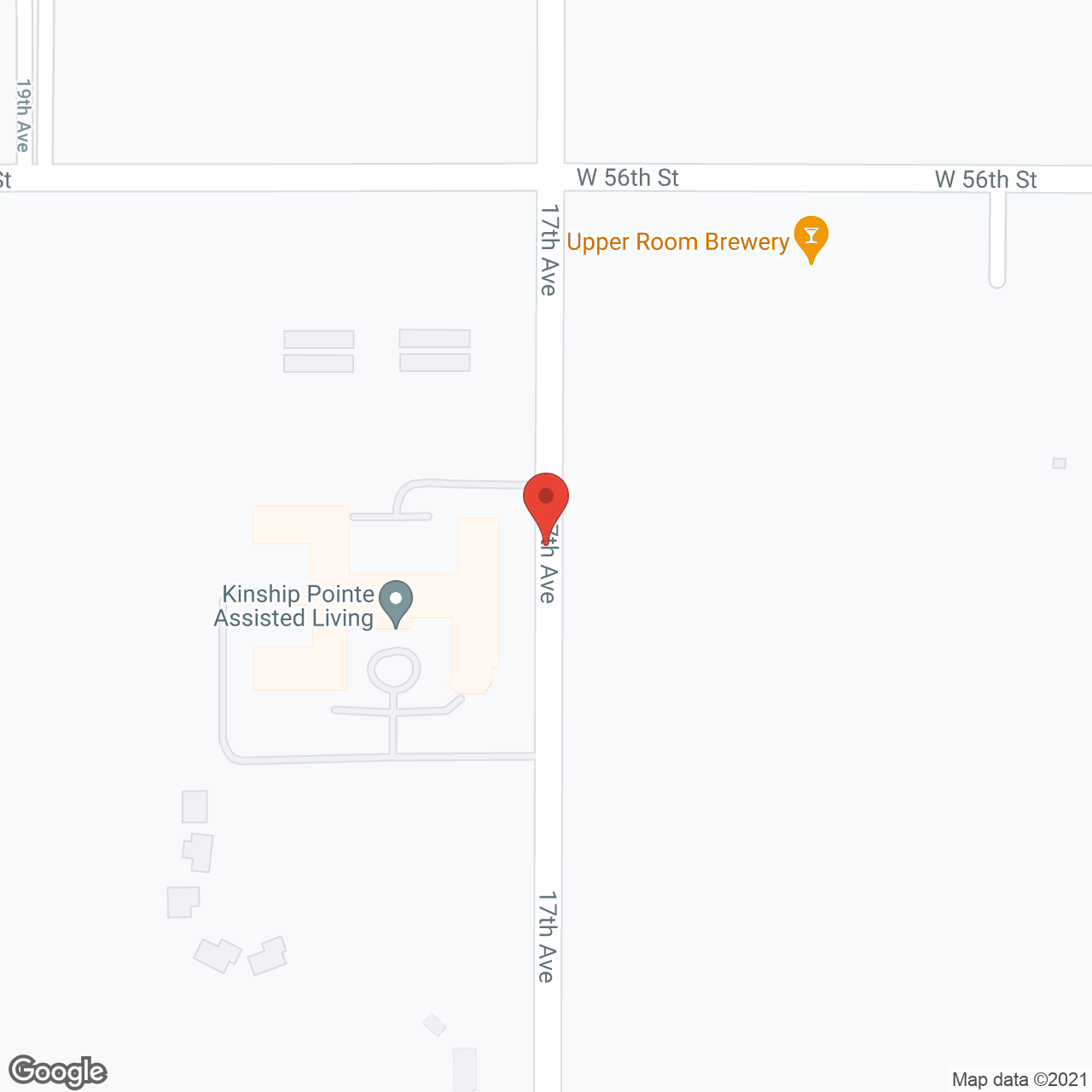 Kinship Pointe Kearney Northridge in google map
